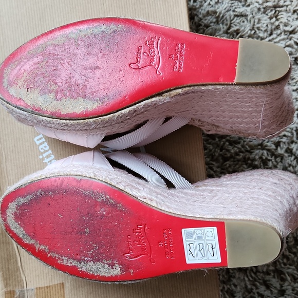 Christian Louboutin pink cataribbon shoes size 38 - Picture 6 of 15